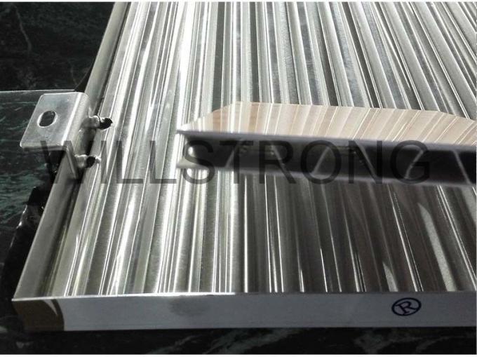 AA1100 de aluminiumlegering plooide Samengestelde Comités PVDF die Decoratieve Straattekens met een laag bedekken