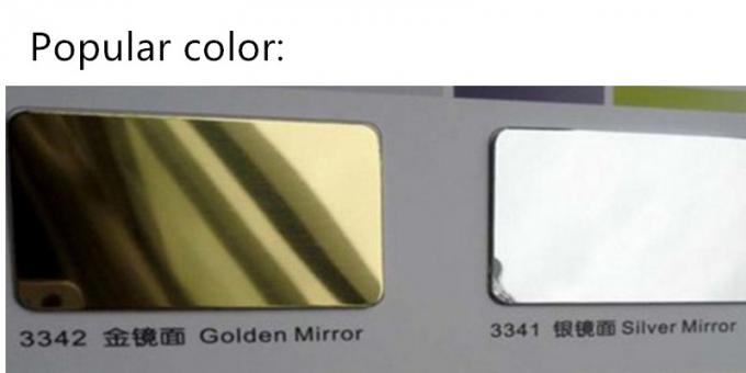 Gouden Samengestelde het Comité van het Spiegelaluminium Dikte 4mm voor Zaal Decoratie