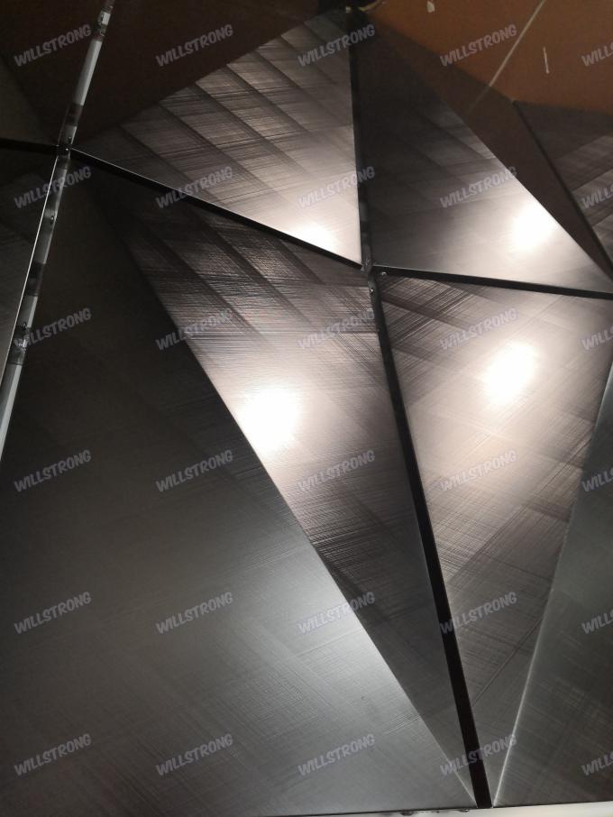 3D Samengestelde Comité van het Ontwerp Zwarte Aluminium met 0,4/0.5mm Dikke Vuurvast