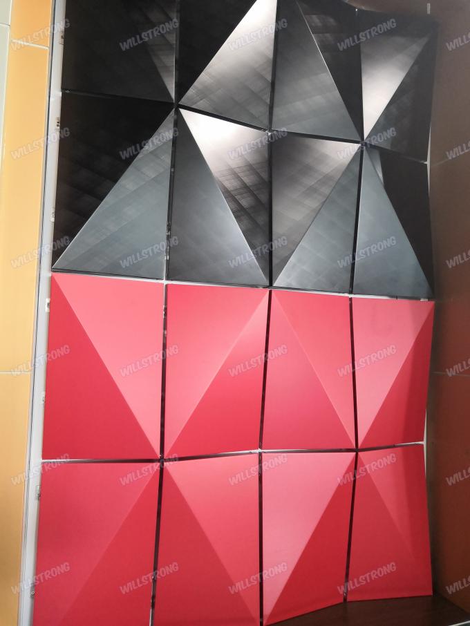 3D Samengestelde Comité van het Ontwerp Zwarte Aluminium met 0,4/0.5mm Dikke Vuurvast