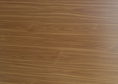 Interior Ceiling Decoration Aluminum Veneer Panel , Integrated Wood  Metal Panel