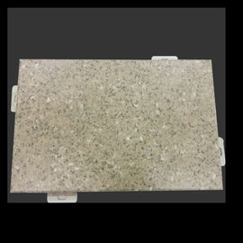 ASTM D3363 B117 Aluminum Veneer Panel With Marble Granite Texture Light Weight High Rigidity